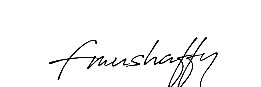 Fmushaffy stylish signature style. Best Handwritten Sign (Antro_Vectra_Bolder) for my name. Handwritten Signature Collection Ideas for my name Fmushaffy. Fmushaffy signature style 7 images and pictures png