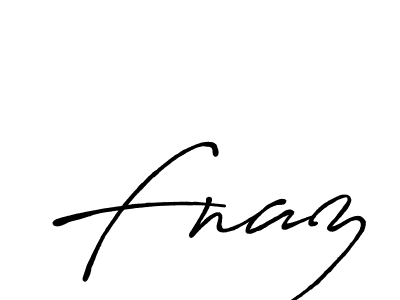 Create a beautiful signature design for name Fnaz. With this signature (Antro_Vectra_Bolder) fonts, you can make a handwritten signature for free. Fnaz signature style 7 images and pictures png