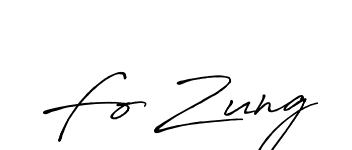 You should practise on your own different ways (Antro_Vectra_Bolder) to write your name (Fo Zung) in signature. don't let someone else do it for you. Fo Zung signature style 7 images and pictures png