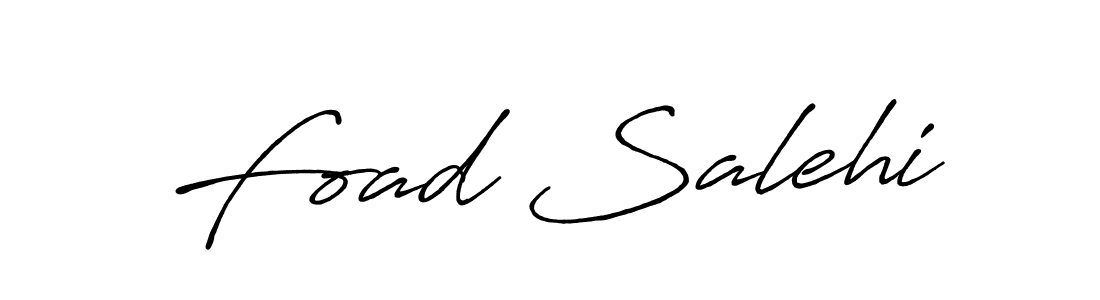 How to make Foad Salehi name signature. Use Antro_Vectra_Bolder style for creating short signs online. This is the latest handwritten sign. Foad Salehi signature style 7 images and pictures png