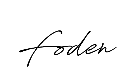 Use a signature maker to create a handwritten signature online. With this signature software, you can design (Antro_Vectra_Bolder) your own signature for name Foden. Foden signature style 7 images and pictures png