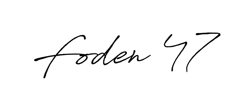 The best way (Antro_Vectra_Bolder) to make a short signature is to pick only two or three words in your name. The name Foden 47 include a total of six letters. For converting this name. Foden 47 signature style 7 images and pictures png