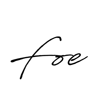 Also we have Foe name is the best signature style. Create professional handwritten signature collection using Antro_Vectra_Bolder autograph style. Foe signature style 7 images and pictures png