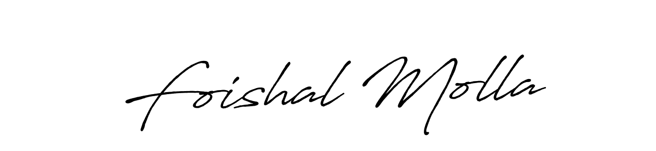 Antro_Vectra_Bolder is a professional signature style that is perfect for those who want to add a touch of class to their signature. It is also a great choice for those who want to make their signature more unique. Get Foishal Molla name to fancy signature for free. Foishal Molla signature style 7 images and pictures png