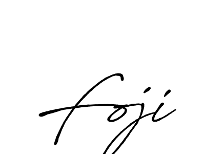 Also we have Foji name is the best signature style. Create professional handwritten signature collection using Antro_Vectra_Bolder autograph style. Foji signature style 7 images and pictures png