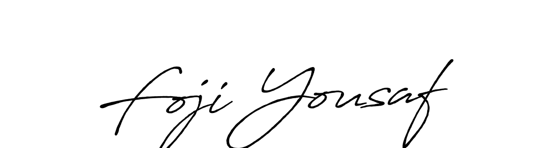 Similarly Antro_Vectra_Bolder is the best handwritten signature design. Signature creator online .You can use it as an online autograph creator for name Foji Yousaf. Foji Yousaf signature style 7 images and pictures png