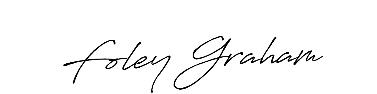 How to make Foley Graham name signature. Use Antro_Vectra_Bolder style for creating short signs online. This is the latest handwritten sign. Foley Graham signature style 7 images and pictures png