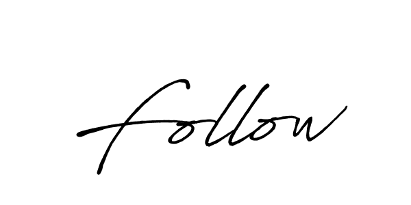 See photos of Follow official signature by Spectra . Check more albums & portfolios. Read reviews & check more about Antro_Vectra_Bolder font. Follow signature style 7 images and pictures png