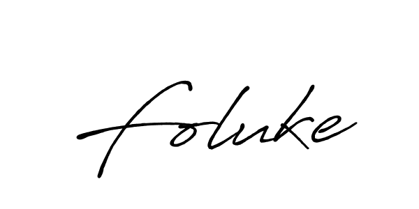 Make a short Foluke signature style. Manage your documents anywhere anytime using Antro_Vectra_Bolder. Create and add eSignatures, submit forms, share and send files easily. Foluke signature style 7 images and pictures png