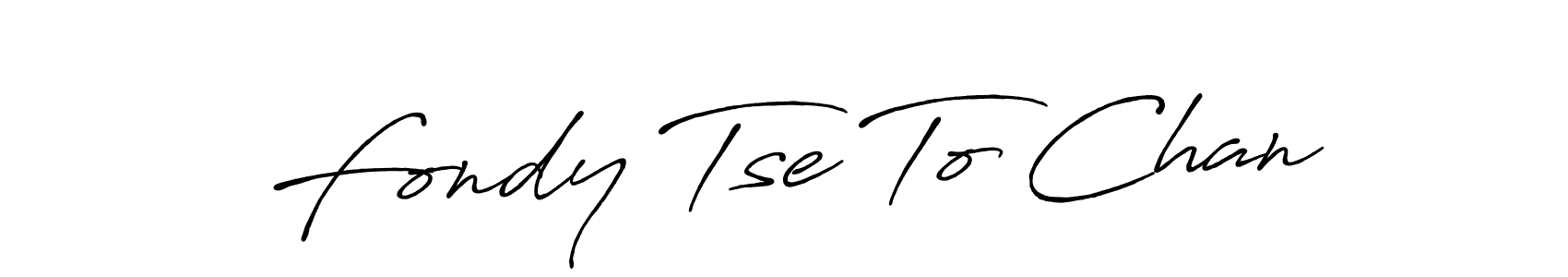 How to make Fondy Tse To Chan signature? Antro_Vectra_Bolder is a professional autograph style. Create handwritten signature for Fondy Tse To Chan name. Fondy Tse To Chan signature style 7 images and pictures png