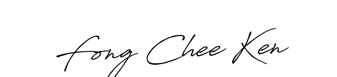 Also we have Fong Chee Ken name is the best signature style. Create professional handwritten signature collection using Antro_Vectra_Bolder autograph style. Fong Chee Ken signature style 7 images and pictures png