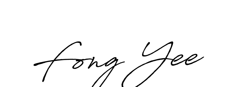 Also we have Fong Yee name is the best signature style. Create professional handwritten signature collection using Antro_Vectra_Bolder autograph style. Fong Yee signature style 7 images and pictures png