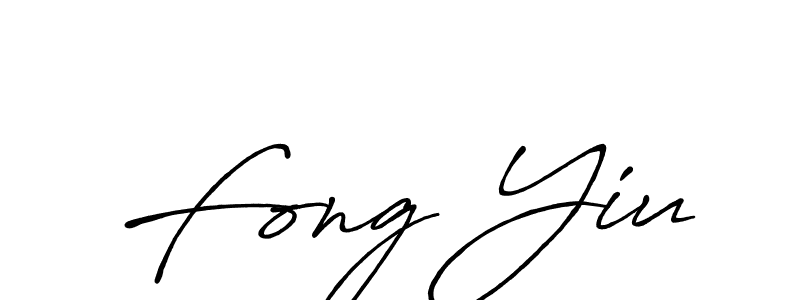 Create a beautiful signature design for name Fong Yiu. With this signature (Antro_Vectra_Bolder) fonts, you can make a handwritten signature for free. Fong Yiu signature style 7 images and pictures png