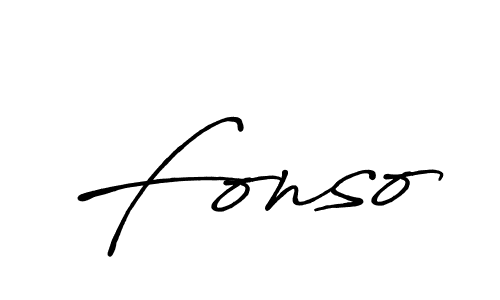 The best way (Antro_Vectra_Bolder) to make a short signature is to pick only two or three words in your name. The name Fonso include a total of six letters. For converting this name. Fonso signature style 7 images and pictures png