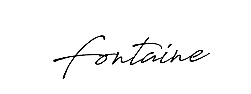 Make a beautiful signature design for name Fontaine. Use this online signature maker to create a handwritten signature for free. Fontaine signature style 7 images and pictures png
