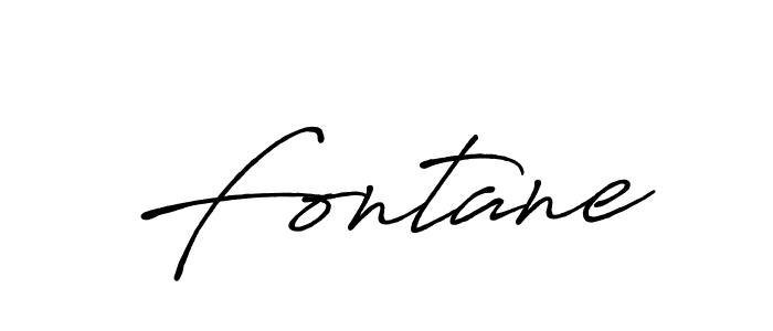 Use a signature maker to create a handwritten signature online. With this signature software, you can design (Antro_Vectra_Bolder) your own signature for name Fontane. Fontane signature style 7 images and pictures png