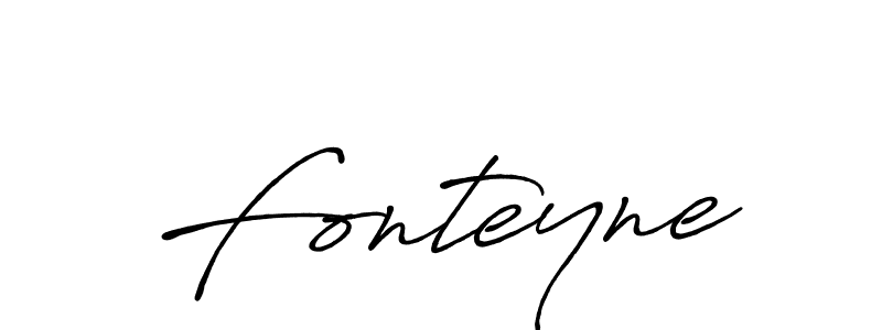 Make a beautiful signature design for name Fonteyne. With this signature (Antro_Vectra_Bolder) style, you can create a handwritten signature for free. Fonteyne signature style 7 images and pictures png