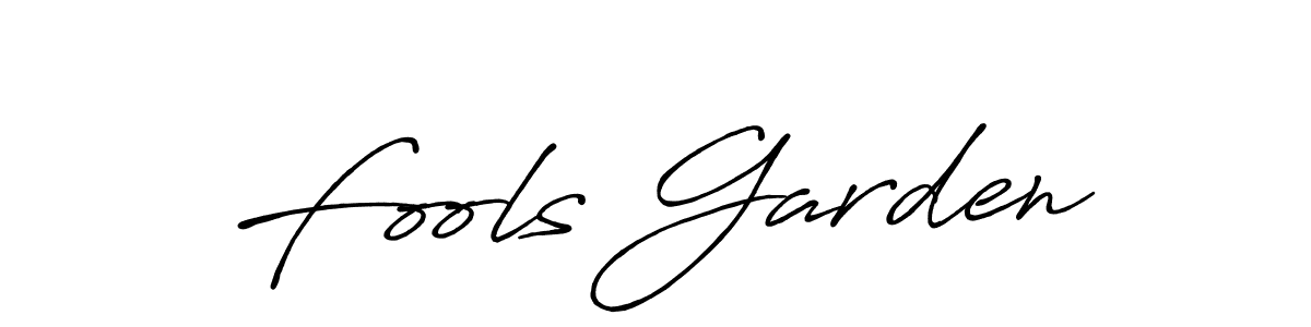 Also You can easily find your signature by using the search form. We will create Fools Garden name handwritten signature images for you free of cost using Antro_Vectra_Bolder sign style. Fools Garden signature style 7 images and pictures png