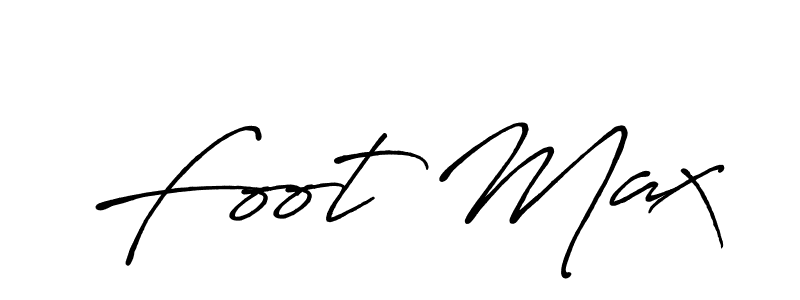 Make a beautiful signature design for name Foot Max. With this signature (Antro_Vectra_Bolder) style, you can create a handwritten signature for free. Foot Max signature style 7 images and pictures png