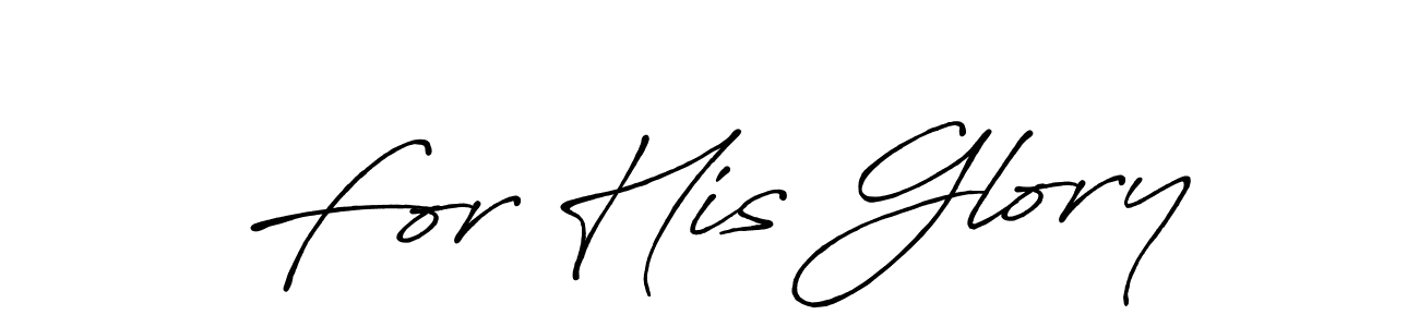 How to Draw For His Glory signature style? Antro_Vectra_Bolder is a latest design signature styles for name For His Glory. For His Glory signature style 7 images and pictures png