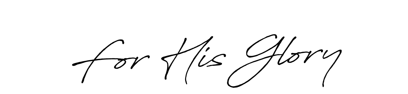 How to Draw For His Glory signature style? Antro_Vectra_Bolder is a latest design signature styles for name For His Glory. For His Glory signature style 7 images and pictures png