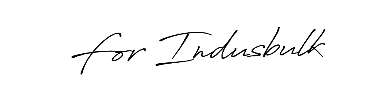 Use a signature maker to create a handwritten signature online. With this signature software, you can design (Antro_Vectra_Bolder) your own signature for name For Indusbulk. For Indusbulk signature style 7 images and pictures png