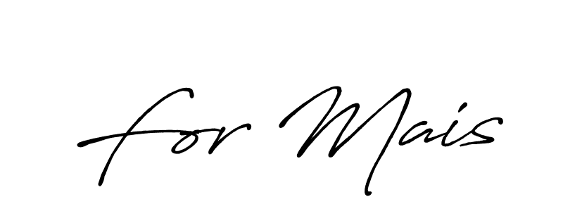 See photos of For Mais official signature by Spectra . Check more albums & portfolios. Read reviews & check more about Antro_Vectra_Bolder font. For Mais signature style 7 images and pictures png