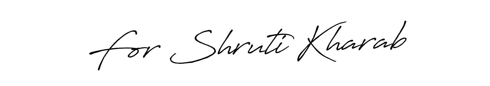 Check out images of Autograph of For Shruti Kharab name. Actor For Shruti Kharab Signature Style. Antro_Vectra_Bolder is a professional sign style online. For Shruti Kharab signature style 7 images and pictures png