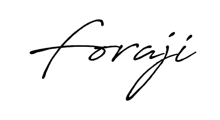 Create an unforgettable impression when signing with Foraji name styled in Antro_Vectra_Bolder typography. 100% free online generator. Foraji signature style 7 images and pictures png