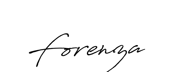 Design your own signature with our free online signature maker. With this signature software, you can create a handwritten (Antro_Vectra_Bolder) signature for name Forenza. Forenza signature style 7 images and pictures png