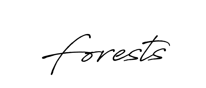 Similarly Antro_Vectra_Bolder is the best handwritten signature design. Signature creator online .You can use it as an online autograph creator for name Forests. Forests signature style 7 images and pictures png