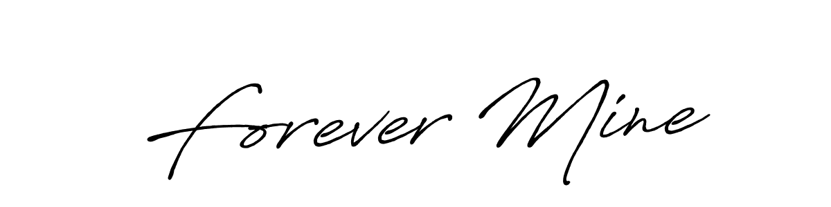 How to make Forever Mine signature? Antro_Vectra_Bolder is a professional autograph style. Create handwritten signature for Forever Mine name. Forever Mine signature style 7 images and pictures png