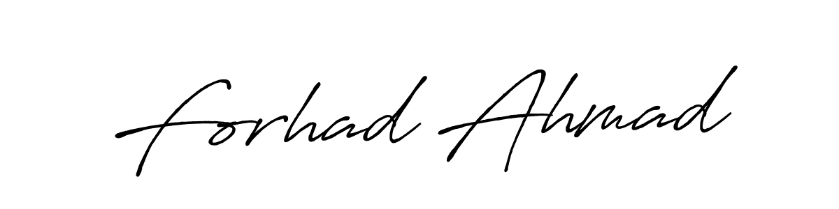 How to make Forhad Ahmad signature? Antro_Vectra_Bolder is a professional autograph style. Create handwritten signature for Forhad Ahmad name. Forhad Ahmad signature style 7 images and pictures png