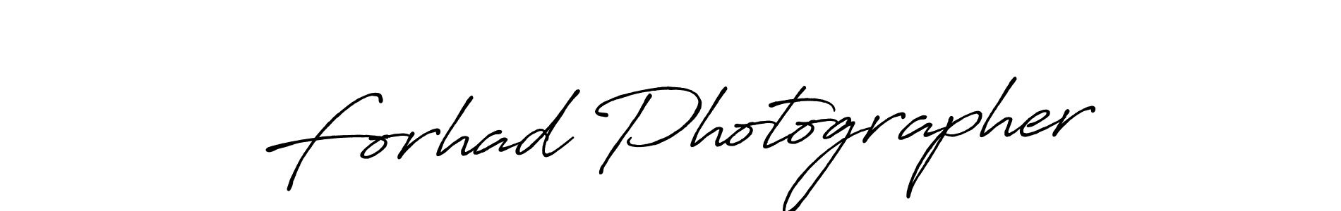 You should practise on your own different ways (Antro_Vectra_Bolder) to write your name (Forhad Photographer) in signature. don't let someone else do it for you. Forhad Photographer signature style 7 images and pictures png