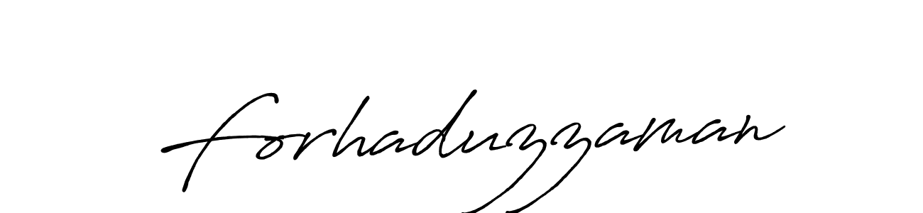 Also we have Forhaduzzaman name is the best signature style. Create professional handwritten signature collection using Antro_Vectra_Bolder autograph style. Forhaduzzaman signature style 7 images and pictures png