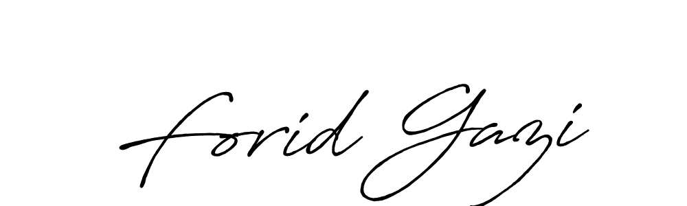 You can use this online signature creator to create a handwritten signature for the name Forid Gazi. This is the best online autograph maker. Forid Gazi signature style 7 images and pictures png