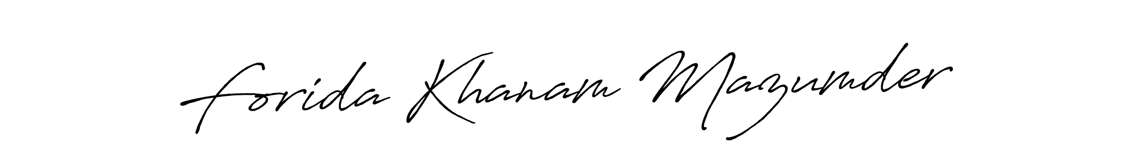 if you are searching for the best signature style for your name Forida Khanam Mazumder. so please give up your signature search. here we have designed multiple signature styles  using Antro_Vectra_Bolder. Forida Khanam Mazumder signature style 7 images and pictures png