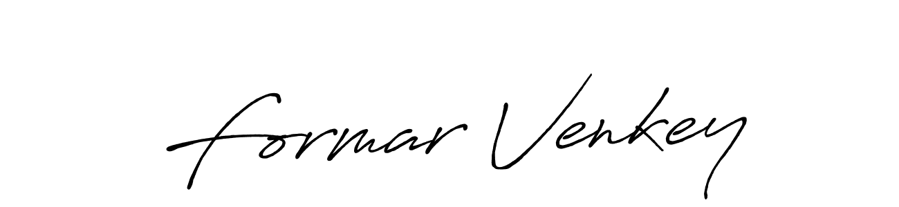 How to make Formar Venkey name signature. Use Antro_Vectra_Bolder style for creating short signs online. This is the latest handwritten sign. Formar Venkey signature style 7 images and pictures png