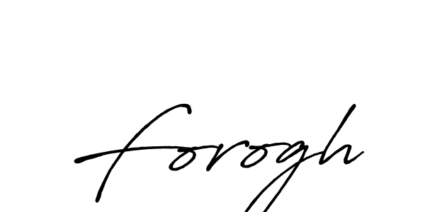 Use a signature maker to create a handwritten signature online. With this signature software, you can design (Antro_Vectra_Bolder) your own signature for name Forogh. Forogh signature style 7 images and pictures png