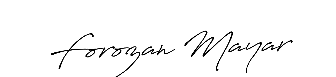 See photos of Forozan Mayar official signature by Spectra . Check more albums & portfolios. Read reviews & check more about Antro_Vectra_Bolder font. Forozan Mayar signature style 7 images and pictures png