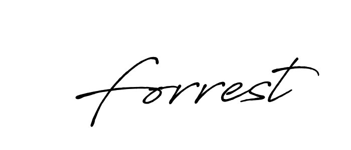 Make a beautiful signature design for name Forrest. Use this online signature maker to create a handwritten signature for free. Forrest signature style 7 images and pictures png
