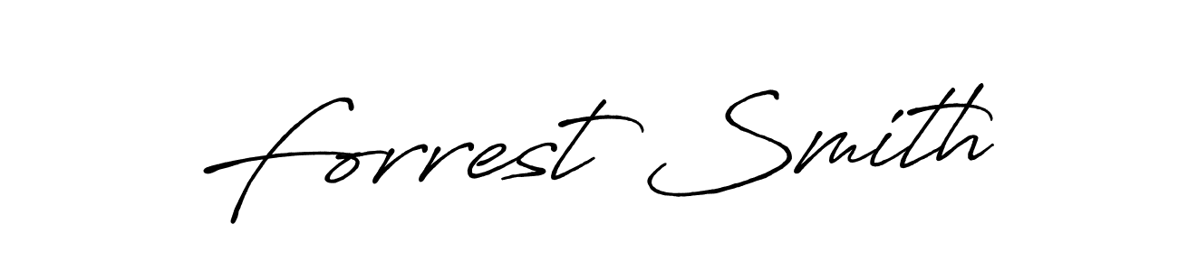 Make a beautiful signature design for name Forrest Smith. Use this online signature maker to create a handwritten signature for free. Forrest Smith signature style 7 images and pictures png