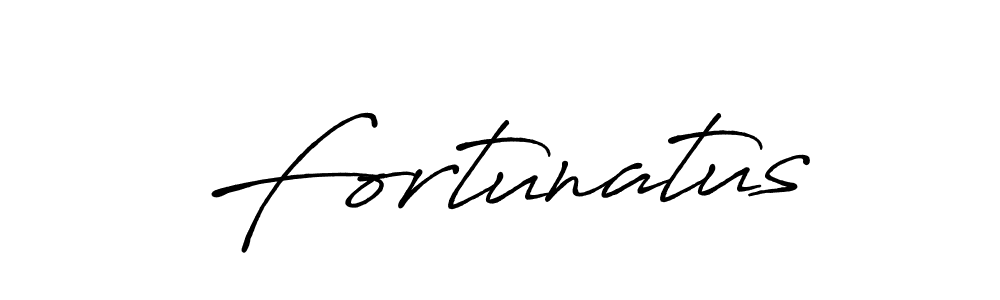 Make a beautiful signature design for name Fortunatus. Use this online signature maker to create a handwritten signature for free. Fortunatus signature style 7 images and pictures png