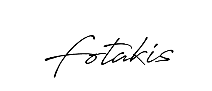 Use a signature maker to create a handwritten signature online. With this signature software, you can design (Antro_Vectra_Bolder) your own signature for name Fotakis. Fotakis signature style 7 images and pictures png