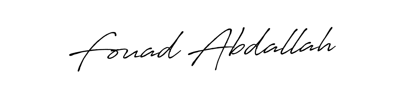 Make a beautiful signature design for name Fouad Abdallah. Use this online signature maker to create a handwritten signature for free. Fouad Abdallah signature style 7 images and pictures png