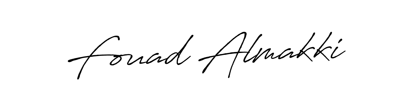 Also we have Fouad Almakki name is the best signature style. Create professional handwritten signature collection using Antro_Vectra_Bolder autograph style. Fouad Almakki signature style 7 images and pictures png