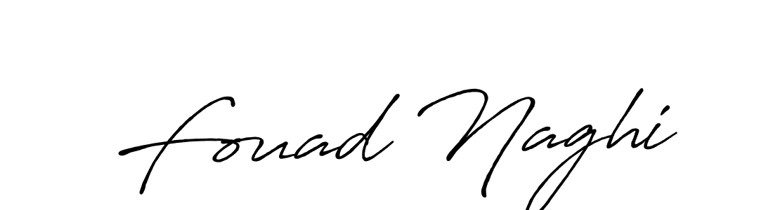 Fouad Naghi stylish signature style. Best Handwritten Sign (Antro_Vectra_Bolder) for my name. Handwritten Signature Collection Ideas for my name Fouad Naghi. Fouad Naghi signature style 7 images and pictures png
