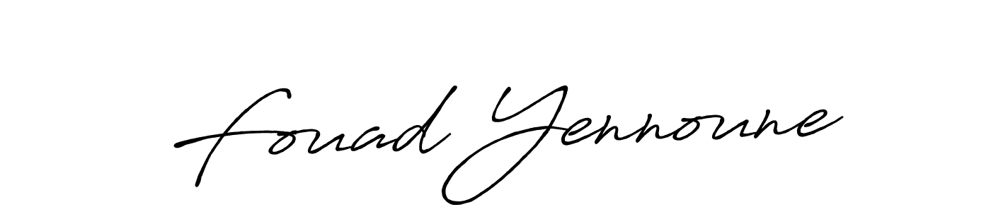 How to make Fouad Yennoune signature? Antro_Vectra_Bolder is a professional autograph style. Create handwritten signature for Fouad Yennoune name. Fouad Yennoune signature style 7 images and pictures png