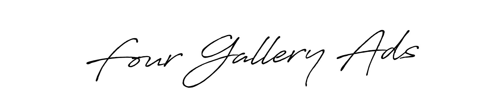 Antro_Vectra_Bolder is a professional signature style that is perfect for those who want to add a touch of class to their signature. It is also a great choice for those who want to make their signature more unique. Get Four Gallery Ads name to fancy signature for free. Four Gallery Ads signature style 7 images and pictures png