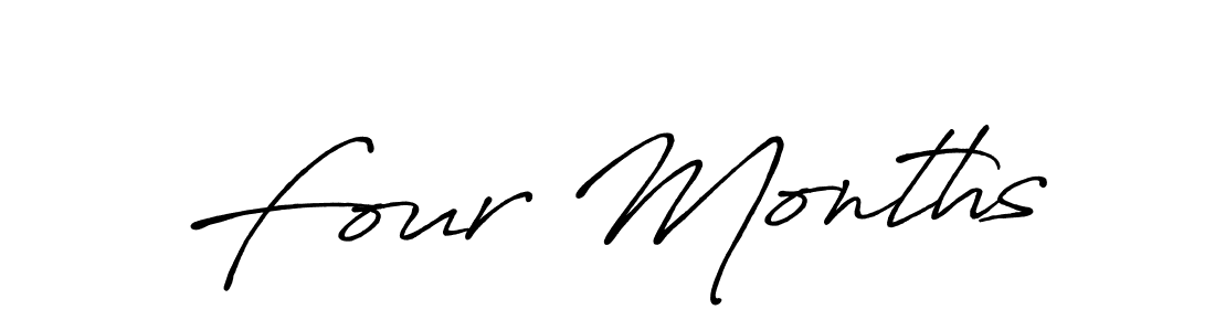 if you are searching for the best signature style for your name Four Months. so please give up your signature search. here we have designed multiple signature styles  using Antro_Vectra_Bolder. Four Months signature style 7 images and pictures png